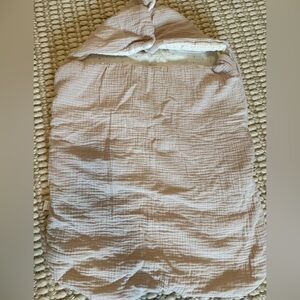 Zara Home Soft Beige Muslin Baby Bunting